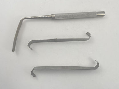 LOT OF 3 Retractor: Pilling P-27599, Storz N-4830, Padgett Miltex P-4807