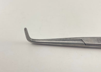 Pilling 34-2558 Kantrowitz Right Angle Dissecting Forceps, Serrated, 9 1/2"