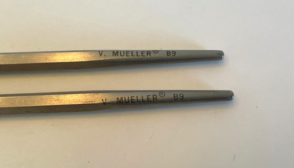 LOT OF 2 V. Mueller AU-5611 Billeau Loop 7" Ear Curette, V. Mueller AU-5612