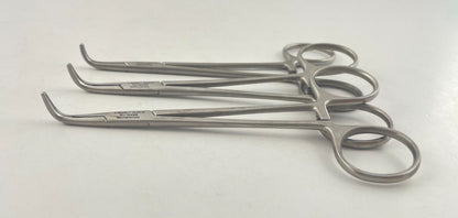 LOT OF 3 V. Mueller SU10496 Mixter Forceps, Right-Angled, Fine, Delicate, 5"