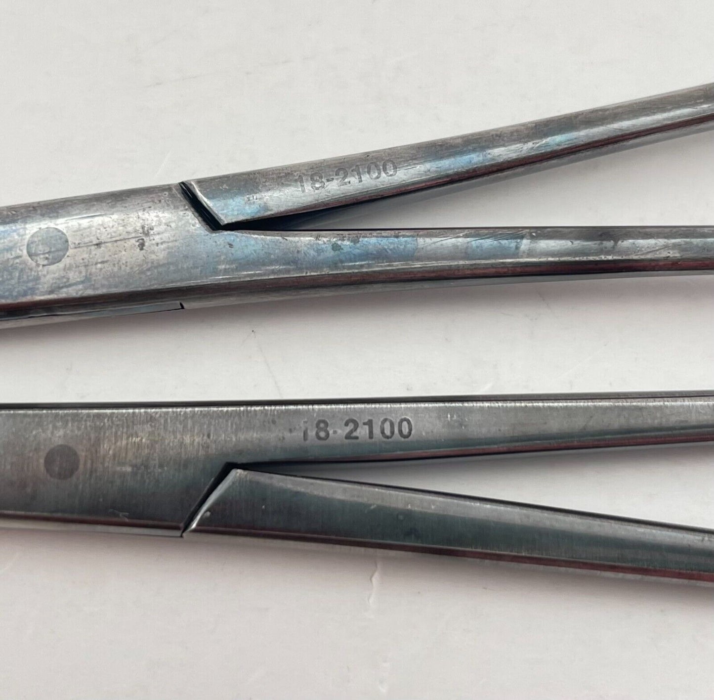 LOT OF 4 Pilling Kelly Forceps: 182100 Straight, 5 3/4" & 182110 Curved 5 1/2"