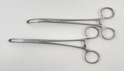 LOT OF 2 V. Mueller MO 1410 White-Lillie Seizing Tonsil Forceps, 7 1/2"