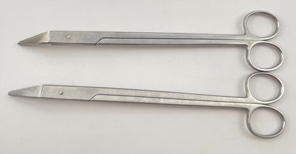 LOT OF 2 KMedic KM 46-821 Mueller Capsule Scissors: Angled, 9 1/2"