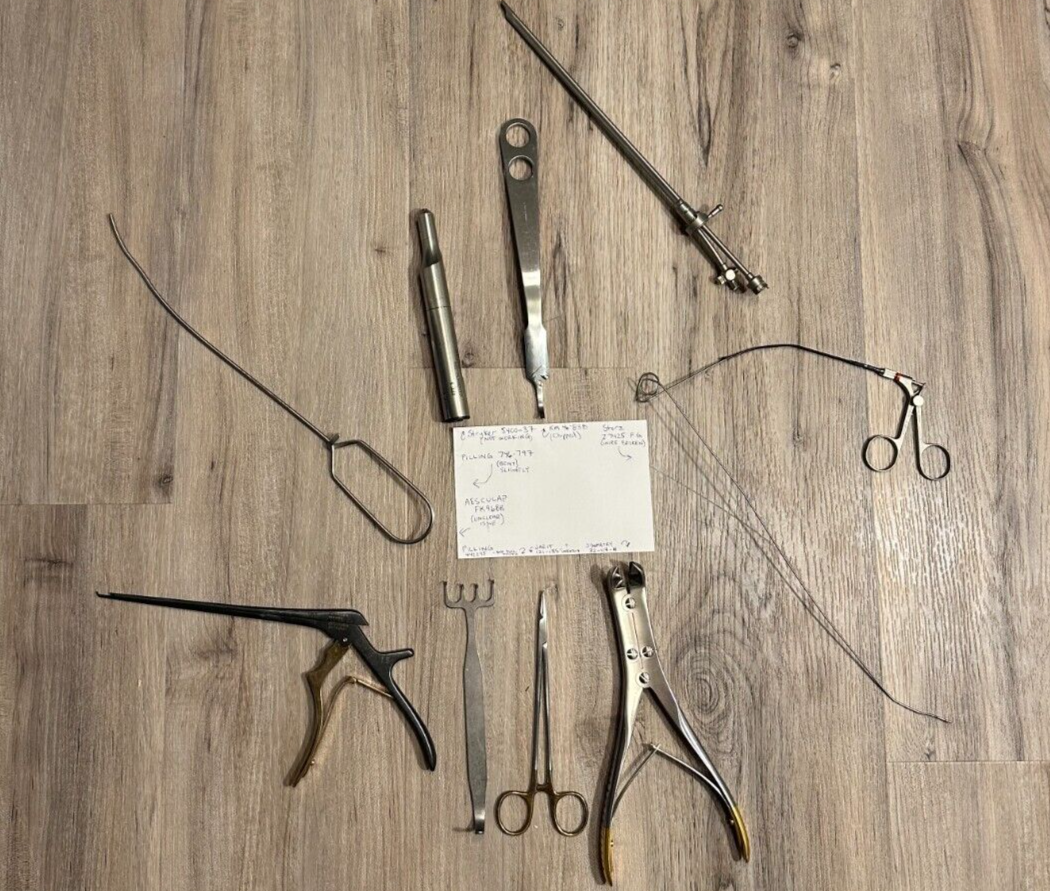 Lot of 15 Surgical Instruments Symmetry, Karl Storz, Stryker, etc - NEEDS REPAIR