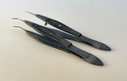 LOT OF 2 Storz Forceps Storz E1788 + E1798 Castroviejo Suturing Forceps