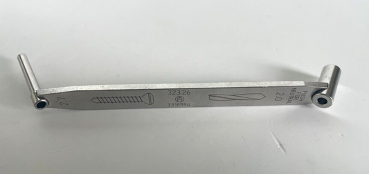 Depuy Synthes 323.26 Surgical Orthopedic Drill Guide 2.0/2.7