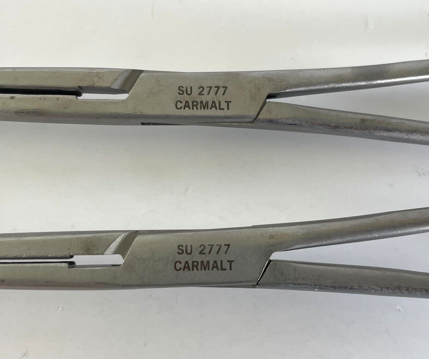 LOT OF 2 V. Mueller SU 2777 Carmalt Forceps Curved 8" - 30 DAY WARRANTY!