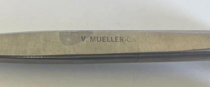 SET of 2 V. Mueller Alexander Mastoid Gouge AU6480, 4mm; AU6482, 6mm