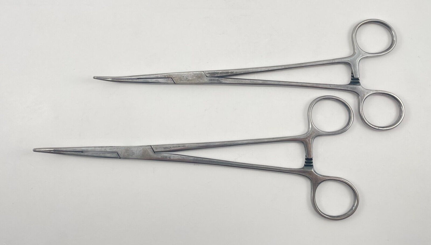 LOT OF 2 Weck 496215 Storey Hemostat Forceps + 30 DAY WARRANTY!