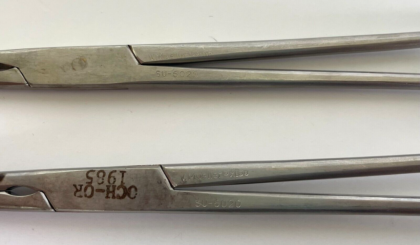 LOT OF 2 V. Mueller SU-6020 Dennis Anastomosis Clamp - 30 DAY WARRANTY