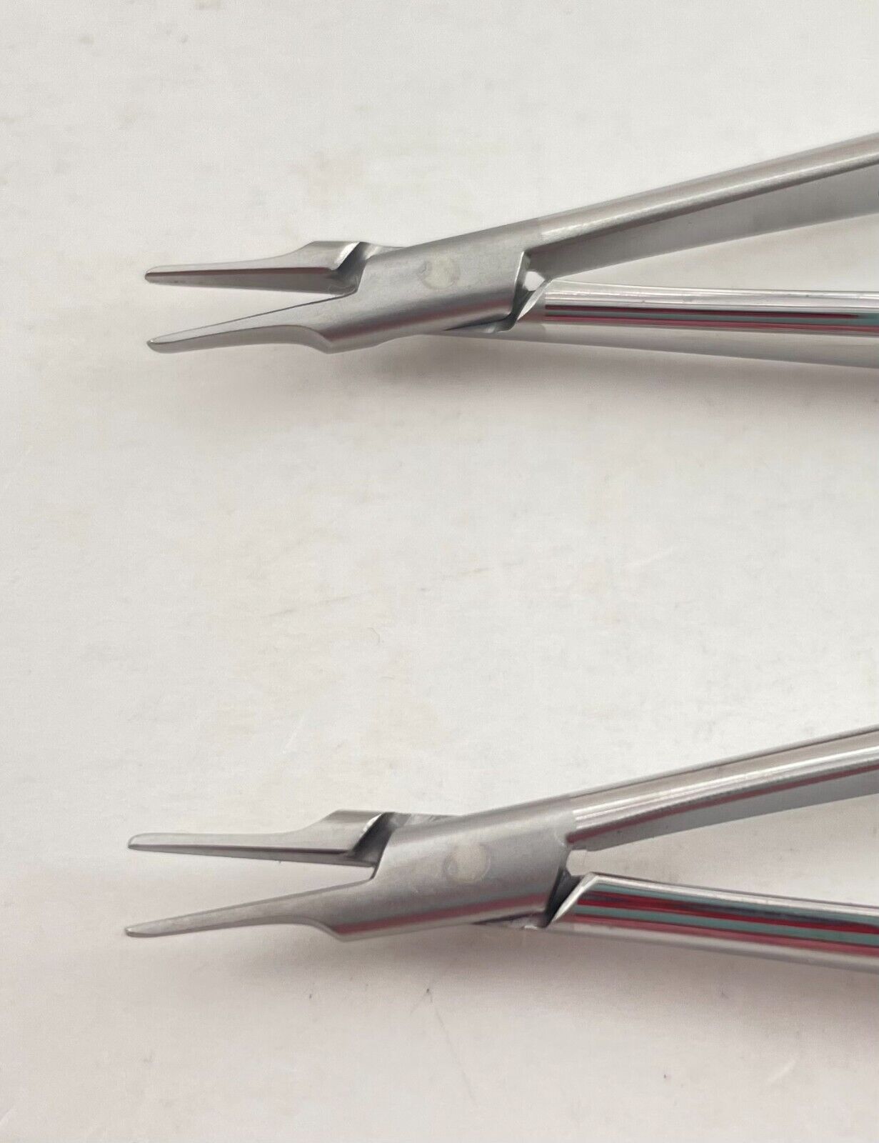 LOT OF 2 Pilling P25058 Barraquer Needle Holder Extra Delicate Straight w/o Lock