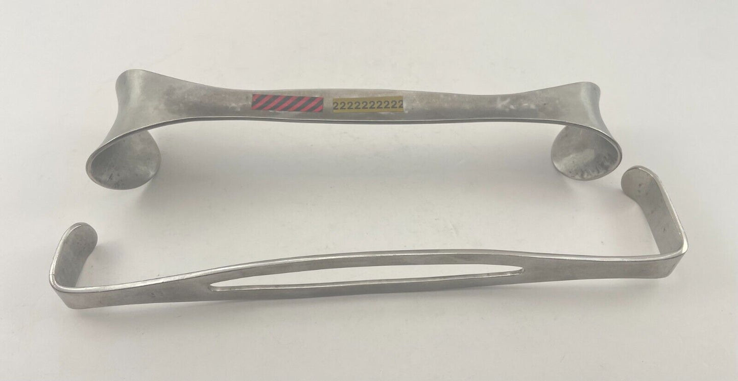 LOT of 2 Double Ended Retractor: V.Mueller SU3675 Goelet  & Unmarked