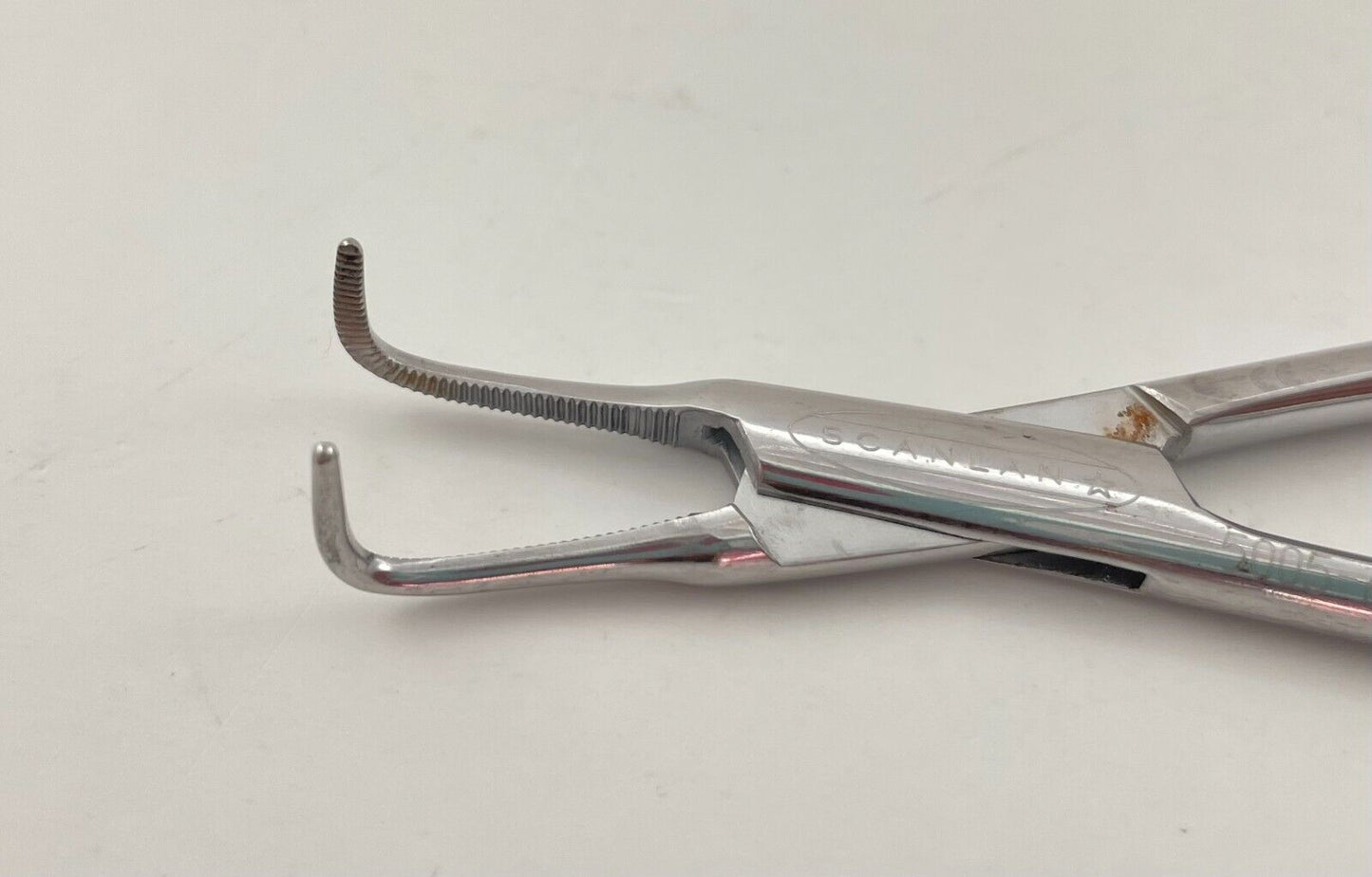 LOT OF 2 Angled Forceps: Scanlan 5005-64 & Sklar + 30 DAY WARRANTY!