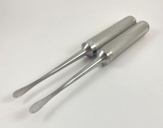 LOT OF 2 Cobb Spinal Elevator, Semi-Sharp, 8mm Wide Tip, 9.5" + 30 DAY WARRANTY!