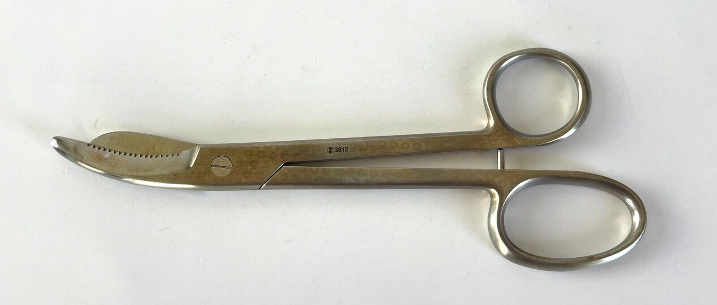 Zimmer Surgical Brun Shears 3812 Brun Plaster Shears 9-1/2" - 30 DAY WARRANTY!