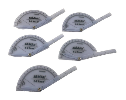 LOT OF 5 JAMAR 53361 E-Z Read Flexion/Hyperextension Finger Goniometer