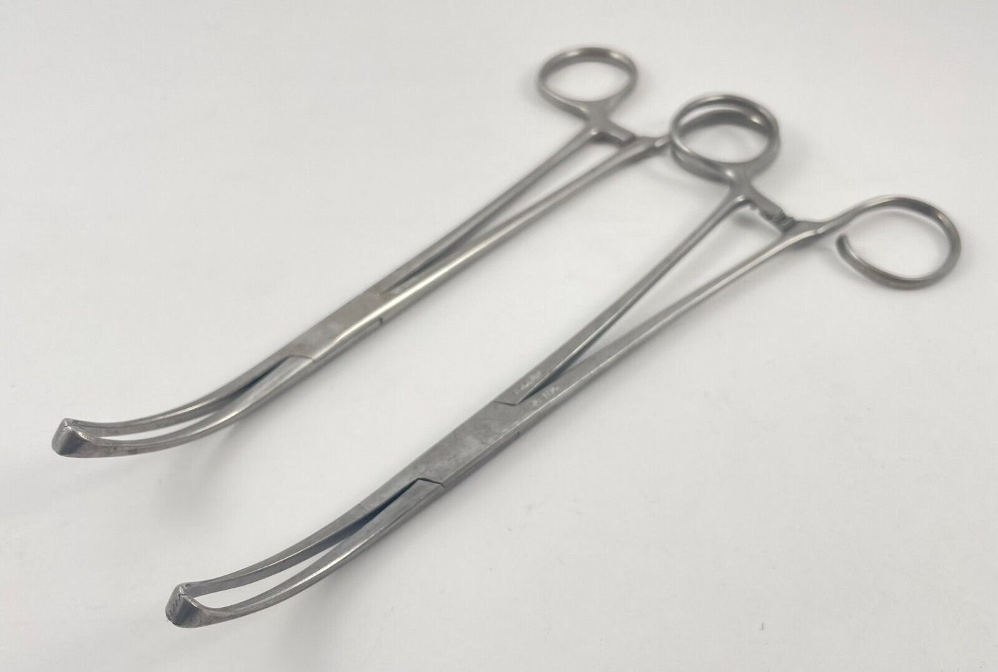 LOT OF 2 V. Mueller MO 1410 White-Lillie Seizing Tonsil Forceps, 7 1/2"