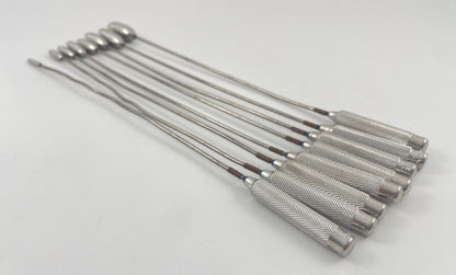 SET OF 8 Garrett Vascular Dilators, Malleable Shaft + 30 DAY WARRANTY!