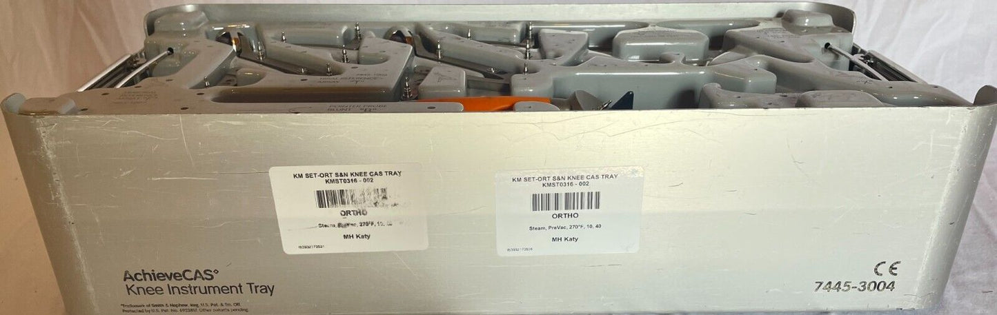 Smith & Nephew 7445-3004 Ortho Knee Instrument Set + 30 DAY WARRANTY!