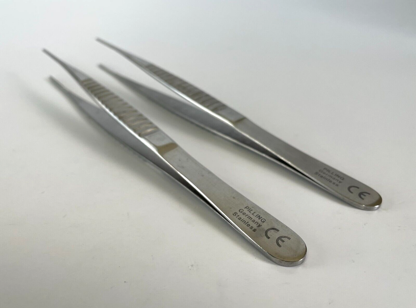 LOT OF 2 Pilling 351803 DeBakey Tissue Forceps