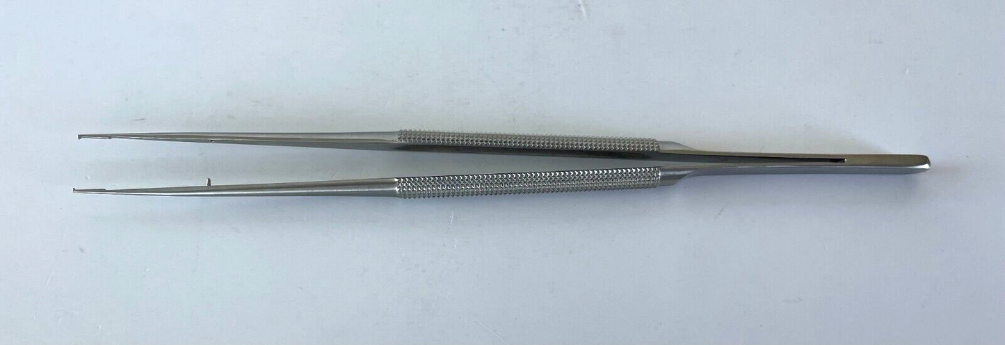 Sontec 2200-198 Micro Forceps, 1x2 Teeth w/Platform, 7 1/8"