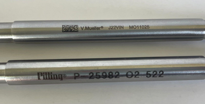 LOT of 2 Molt Curette, Double-Ended Combination: V. Mueller & Pilling