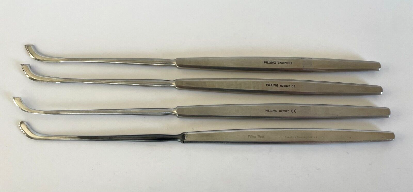 LOT of 4 Pilling 073370 Fisher Tonsil Knife/Dissector, 073370 (3), Similar (1)