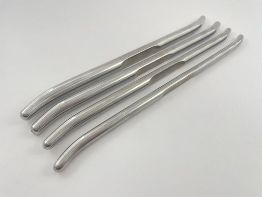 LOT OF 4 Dittmar Double Ended Uterine Dilators: Sizes 29/31, 33/35, 37/39, 41/43