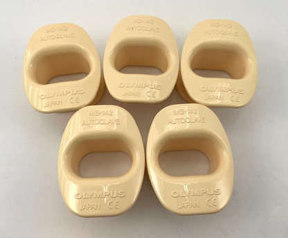 LOT OF 7 Olympus Reuseable Bite Block/Mouthpiece: MB-142 (6), MA-474