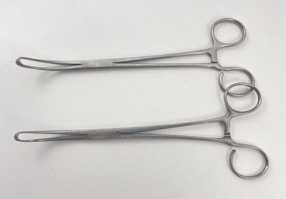 LOT OF 2 V. Mueller MO 1410 White-Lillie Seizing Tonsil Forceps, 7 1/2"