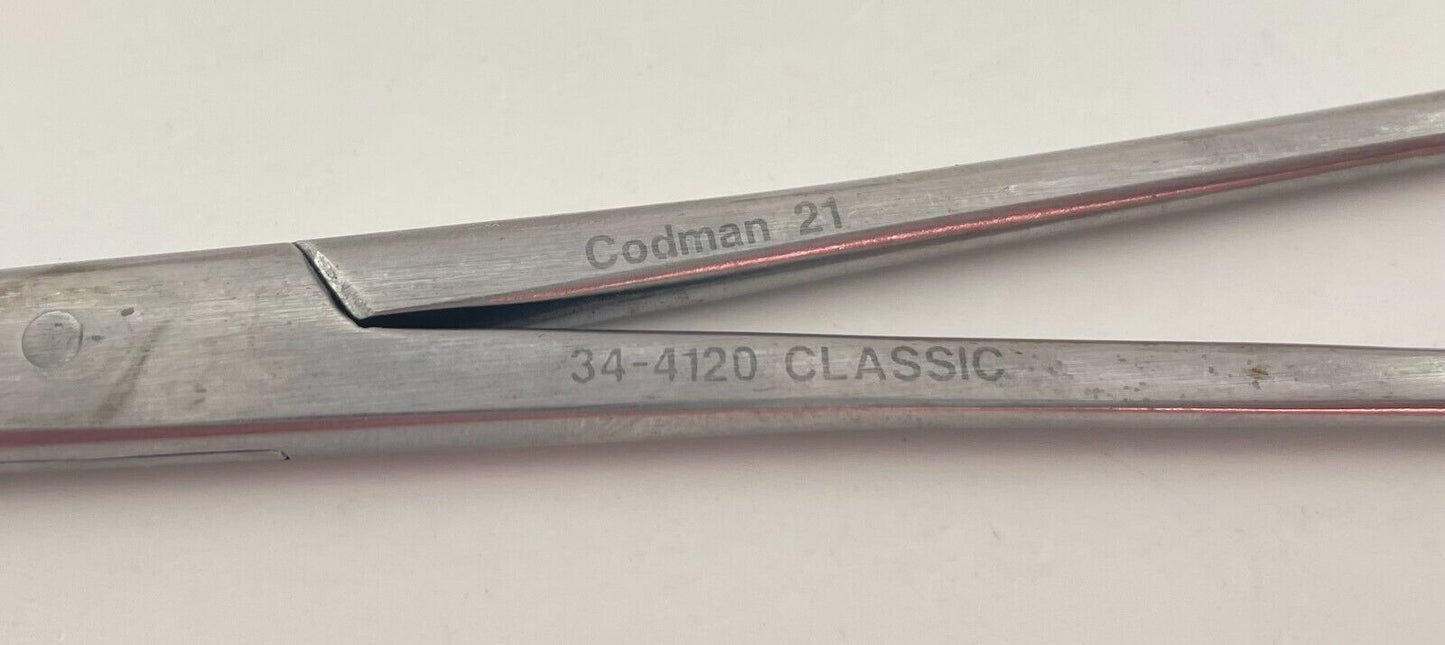 LOT OF 3 Ochsner Forceps: Pilling 476215 (2) & Codman 34-4120 + 30 DAY WARRANTY!