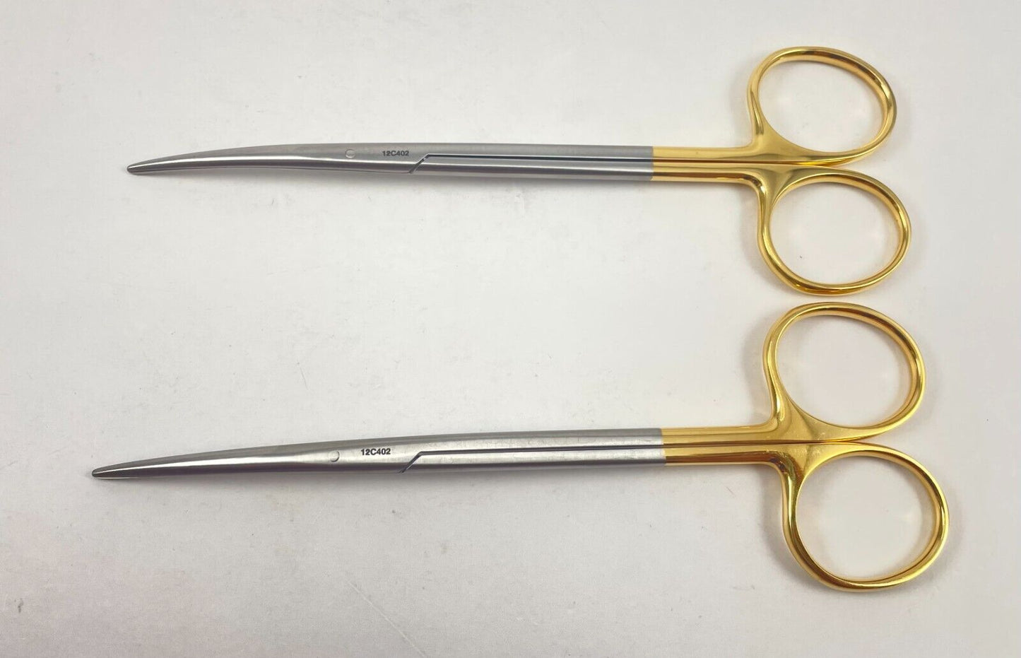 LOT OF 2 V. Mueller RH1651-001 Metzenbaum Dissecting Scissors, Curved, Blunt