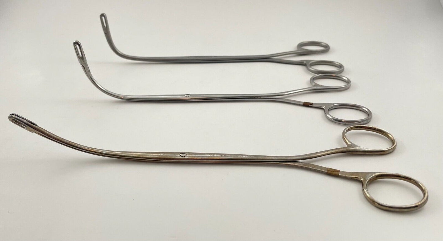 LOT OF 3 Randall Kidney Stone Grasping Forceps: Pilling/Weck + 30 DAY WARRANTY!