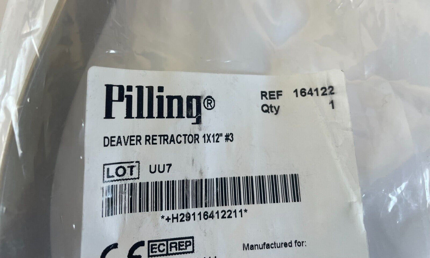 Pilling 16-4122 Deaver Retractor Surgical Instrument - 30 DAY WARRANTY!