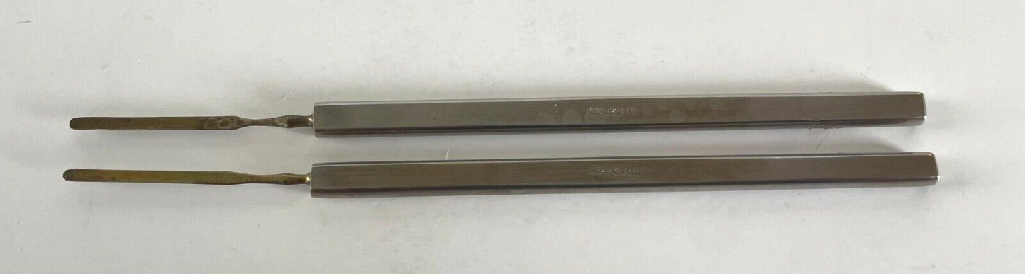 LOT of 2 Katena K3-2110 Culler Iris Spatula, 2.0mm Wide