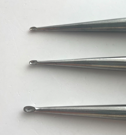 LOT of 3 KMedic Brun Curette, Straight: KM46-513, KM46-515, KM46-519