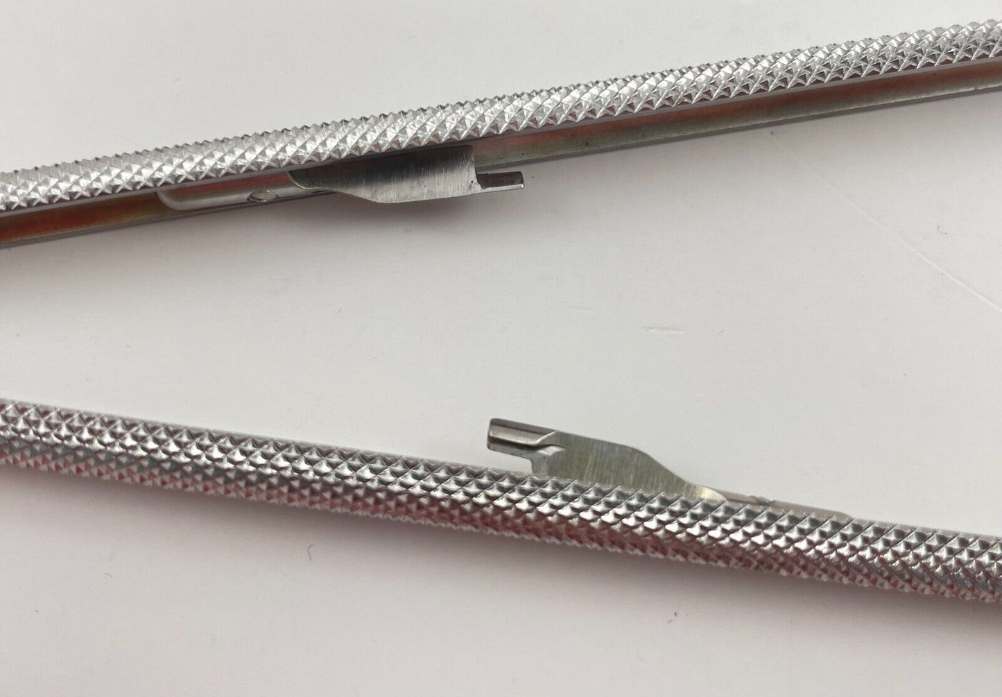 LOT OF 2 Aesculap FM561R Glasser Micro Needle Holder, Straight, Diamond Dust, 7"