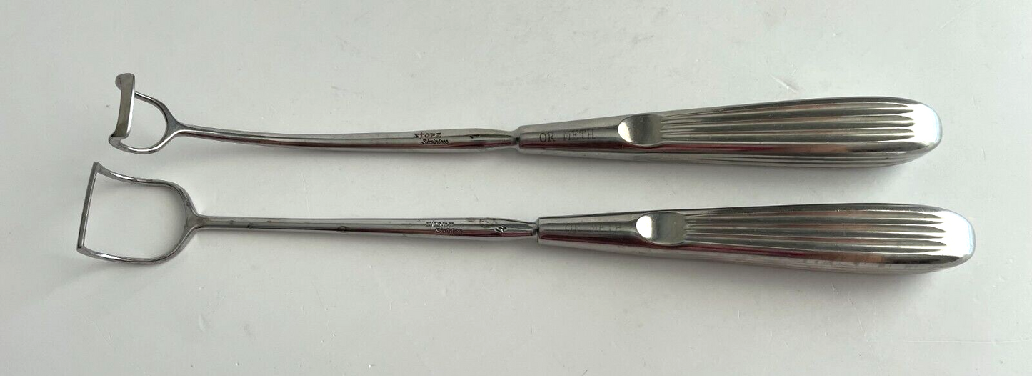 LOT of 2 Storz Adenoid Curette: N6010 & N6000