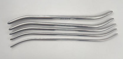 SET OF 5 Jarit Pratt Uterine Dilator, Double Ended + 30 DAY WARRANTY!