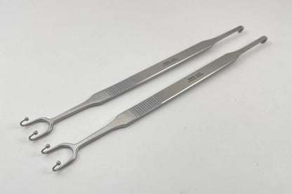 LOT OF 2 Weck 50190 Cottle Knife Guide And Retractor, 3.6mm x 14.1mm Blade