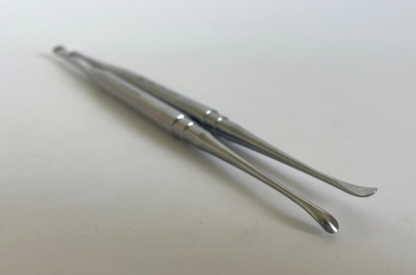 LOT of 2 Molt Curette, Double-Ended Combination: V. Mueller & Pilling