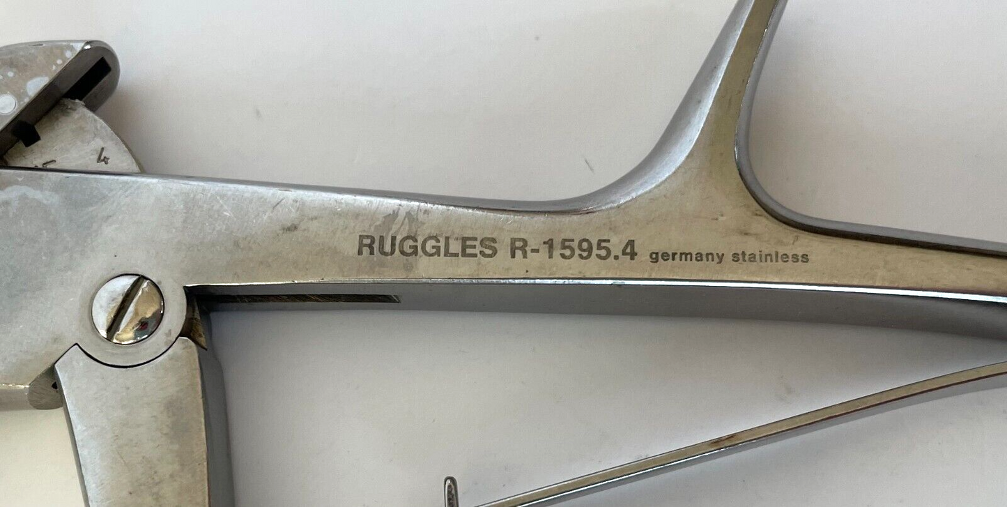 Ruggles R-1595.4 Kerrison Long Rongeur, 4mm - 30 DAY WARRANTY!