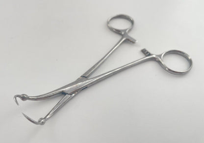 LOT OF 5 Backhaus Towel Forceps: Pilling 12-1600 (3) & 454305, Vantage, 5.25"