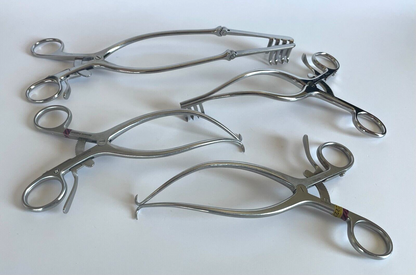 LOT OF 8 Cerebellum Retractors, Jarit, V. Mueller, Life Instrument, Pilling, etc