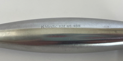 KMedic KM 46-488 Smith Peterson Bone Gouge, Curved, 3/8"