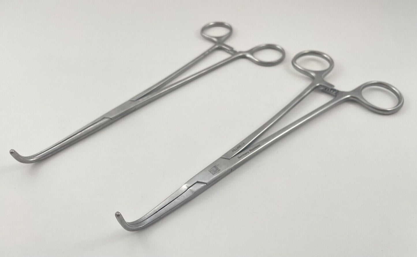 LOT OF 2 Rumel Forceps, 9": Codman 30-8072 & Pilling 34-2514 + 30 DAY WARRANTY!