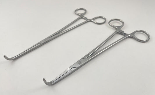 LOT OF 2 Rumel Forceps, 9": Codman 30-8072 & Pilling 34-2514 + 30 DAY WARRANTY!