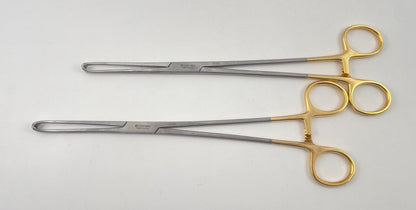 LOT OF 4 Allis Tissue Forceps 10": Miltex, Euro-Med (2), Millennium