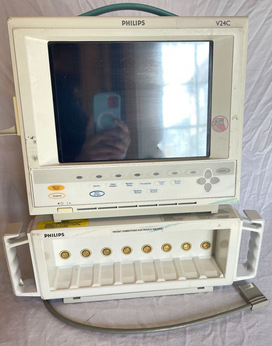 Philips M1205A V24C Patient Monitor + 30 DAY WARRANTY!