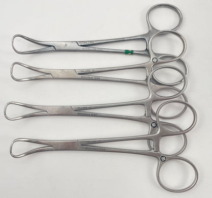 LOT OF 11 Backhaus Towel Forceps: Pilling, Sklar, V. Mueller, Miltex, Weck